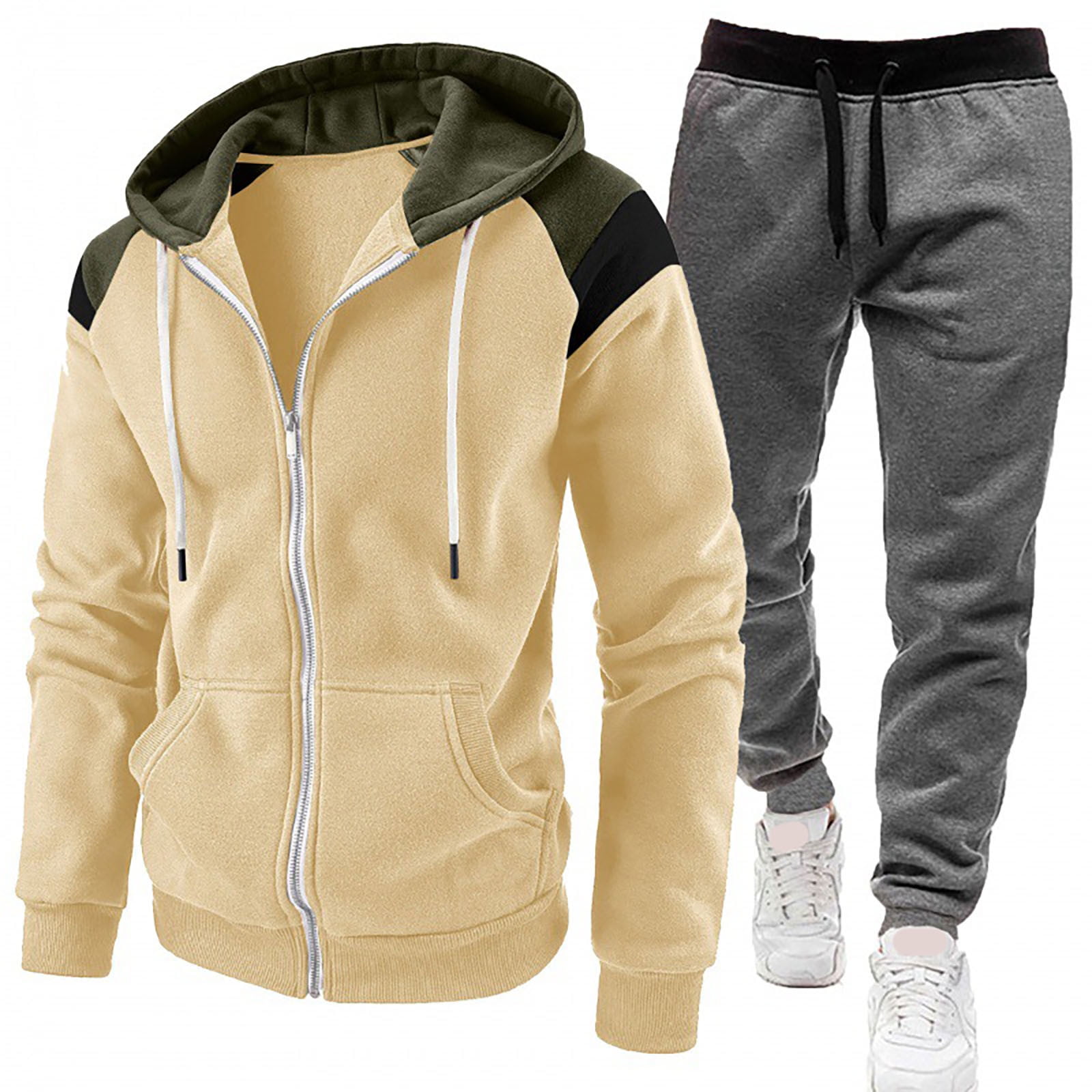 TSADFHJI Mens Suits 2 Piece Regular Fit Big and Tall Men and Women