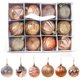 thumbnail image 1 of Paquete de 12 piezas Colgantes para árboles de Navidad Suministros navideños Regalos Bolas de decoración 6 cm 12 adornos navideños de PVC en caja (color, 1 of 4