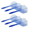 thumbnail image 1 of Eje de dardo y plumas integrados forma estándar azul 6 piezas, 1 of 7