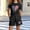 Black, variant on Girls Red Patriotic Summer Set USA Flag Heart Rhinestone Drip Short Sleeve T-Shirt and Shorts for 4th of July 3-14Y,Size 5-6 T