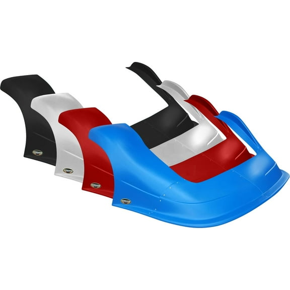 Dominator DOM-2300 2021 Late Model Nose Kit, Nose/Flares, Black