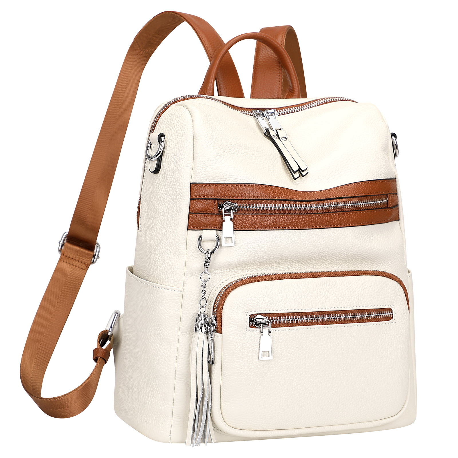 SANoRITA's Genuine Leather Women's 2 In 1 Backpack | Lightweight And  Durable Handbag | Stylish Convertible Backpack/Handbag For Daily Use |  Leather Bag For Girls/Women, BLUE : Amazon.in: Fashion