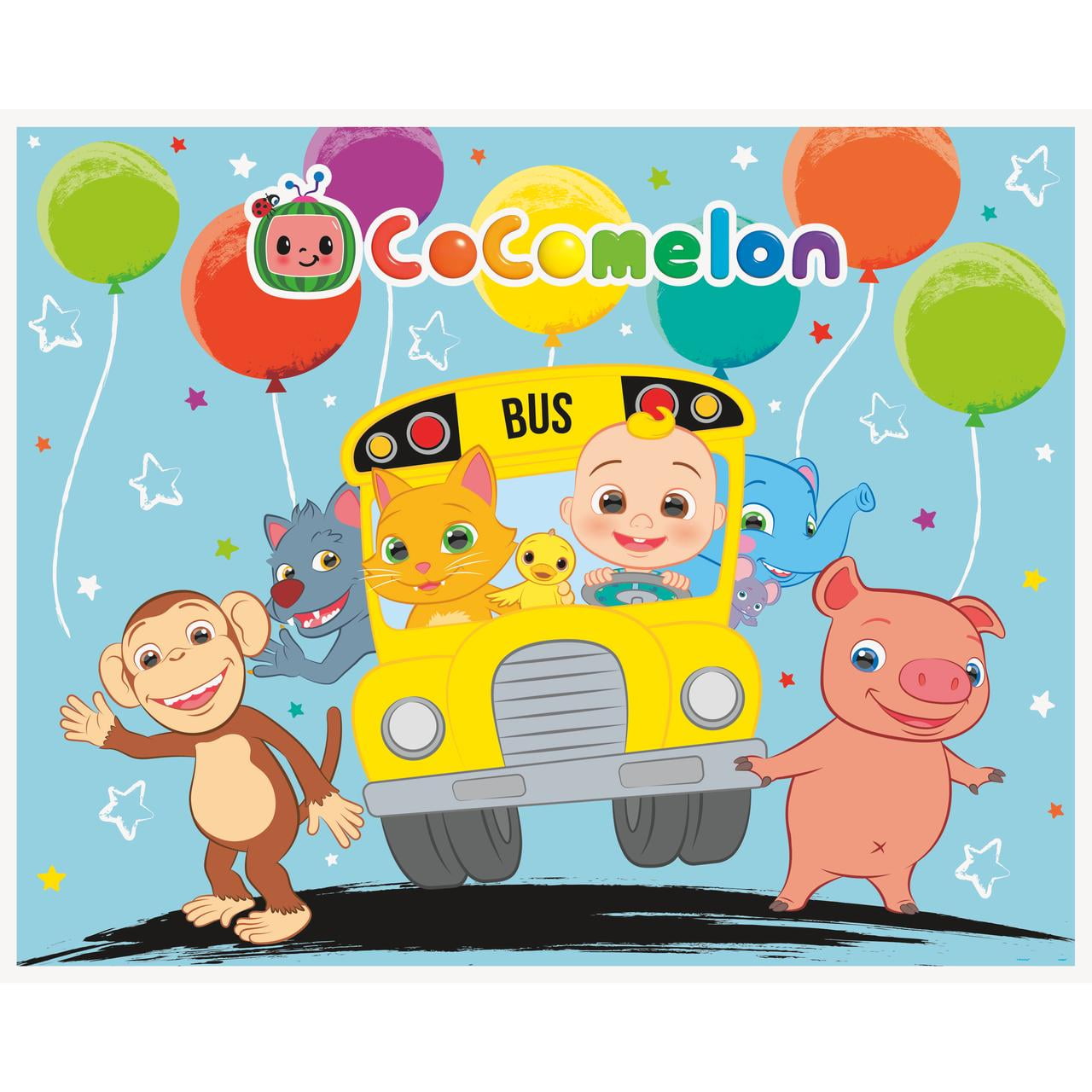 Cocomelon Photo Booth Backdrop, 5ft x 4ft
