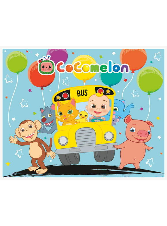 Cocomelon Photo Booth Backdrop, 5ft x 4ft