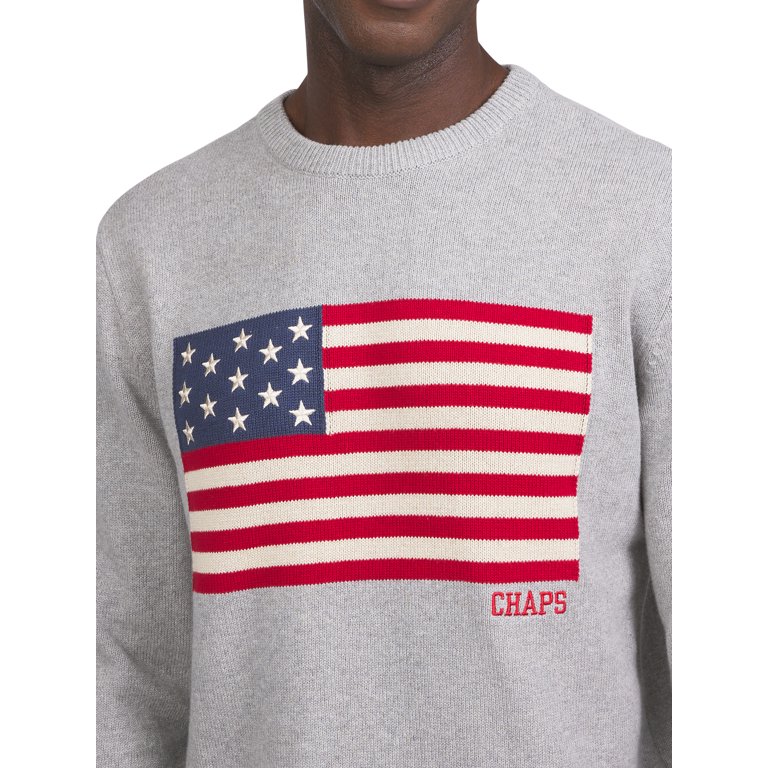 Chaps Men's Flag Cotton Crewneck Sweater photo 6