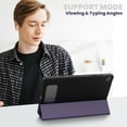 thumbnail image 3 of Allytechgroup Case for Samsung Galaxy Tab A9+ Plus - Premium PU Leather Samsung Tab A9+ Case with Auto Sleep Wake, Shockproof Protective Stand, Fits Galaxy Tab A9+ SM-X210 11 Inch Tablet,Purple, 3 of 11