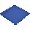 Norsk 16 sq ft Interlocking Foam Floor Mat, 4-Pack, Reversible Blue