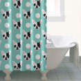 thumbnail image 5 of Adorable Funny Dog Bathroom Curtain Waterproof Machine Washable Shower Curtain Cartoon Puppy Print, 5 of 5