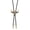 Antique silver, variant on Oasiva Western Bolo Necklace With PU Cord And Bullhead Charm Necktie Unisex Design