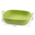 thumbnail image 3 of Bandeja para horno microondas Gardenne, bandeja para horno, bandeja para asar, bandeja para hornear con asas, resistente a altas temperaturas, antiescaldaduras, apta para microondas, 3 of 8