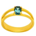 thumbnail image 5 of 18K Gold Over Brass London Blue Topaz Ring s.6 Jewelry RM-1754 TGR1008_F_6, 5 of 6
