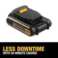 thumbnail image 3 of Batería DEWALT DCB201 compacta de iones de litio, 20 V máx., 1,5 Ah, 3 of 7