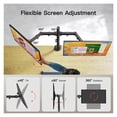 thumbnail image 4 of Support Double pour Moniteur, Tient l'Écran jusqu'à 27 Po, Support pour Moniteur à Hauteur Réglable, Inclinaison, Pivotement, Rotation, Ajustable, 4 of 6