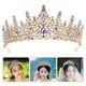 thumbnail image 3 of KAKOWELY Tiaras y coronas de cristal para boda, para mujer, novia, reina, diadema, tocado de princesa para cumpleaños, graduación, desfile, fiesta, 3 of 4