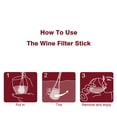 thumbnail image 4 of Purificador de sulfitos Wine Wand WEESIGEI filtra las histaminas (paquete de 8), 4 of 6