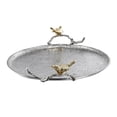 thumbnail image 4 of A&B Home Aluminum Serving Platter with Bird Handles, 4 of 4