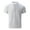 Gray, variant on Business Casual Shirts for Men Short Sleeve Slim Fitted Button Stand Collar Pullover Dress Work Tops