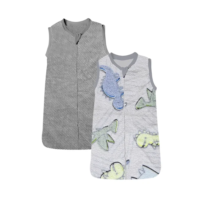 Set Baby Sleeping Dinosaurios & Velvet Gray