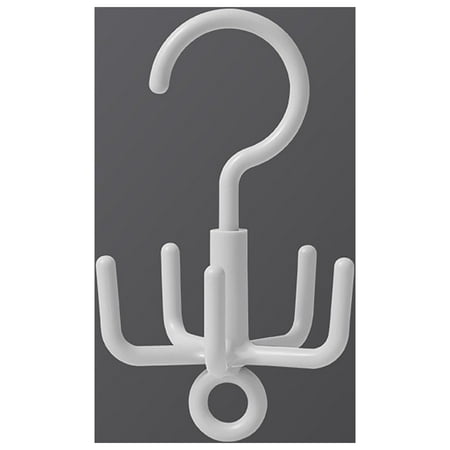 

SHISHIan Clearance Belt Hanger Scarf Tie Rack Hook For Closet Organizer 360 Swivel Hook Command Hooks 1X Five-Claw Swivel Hook Gray