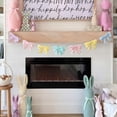 thumbnail image 4 of Easter Decorations - 6.5 Ft Pastel Velvet Bow Garland - Spring Room Decor For Home Party Office - Coquette Birthday Decorations For Table Door Mantel Window Wall, 4 of 5