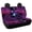 Galaxy Butterfly Pattern, variant on FUIALDOLG Cat Sunflower Print Rear Bench Seat Covers, 2 Piece Non Slip Machine Washable Seat Protectors for Suv Truck Van