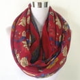 thumbnail image 5 of Nueva bufanda infinita con estampado floral de moda, bufanda con lazo de hojas, bufandas de mujer de gran oferta, pañuelo con flores, bufanda larga para mujer, 5 of 5