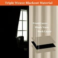 Outdoor Blackout Curtains, Heavy Weighted Patio Waterproof Curtains