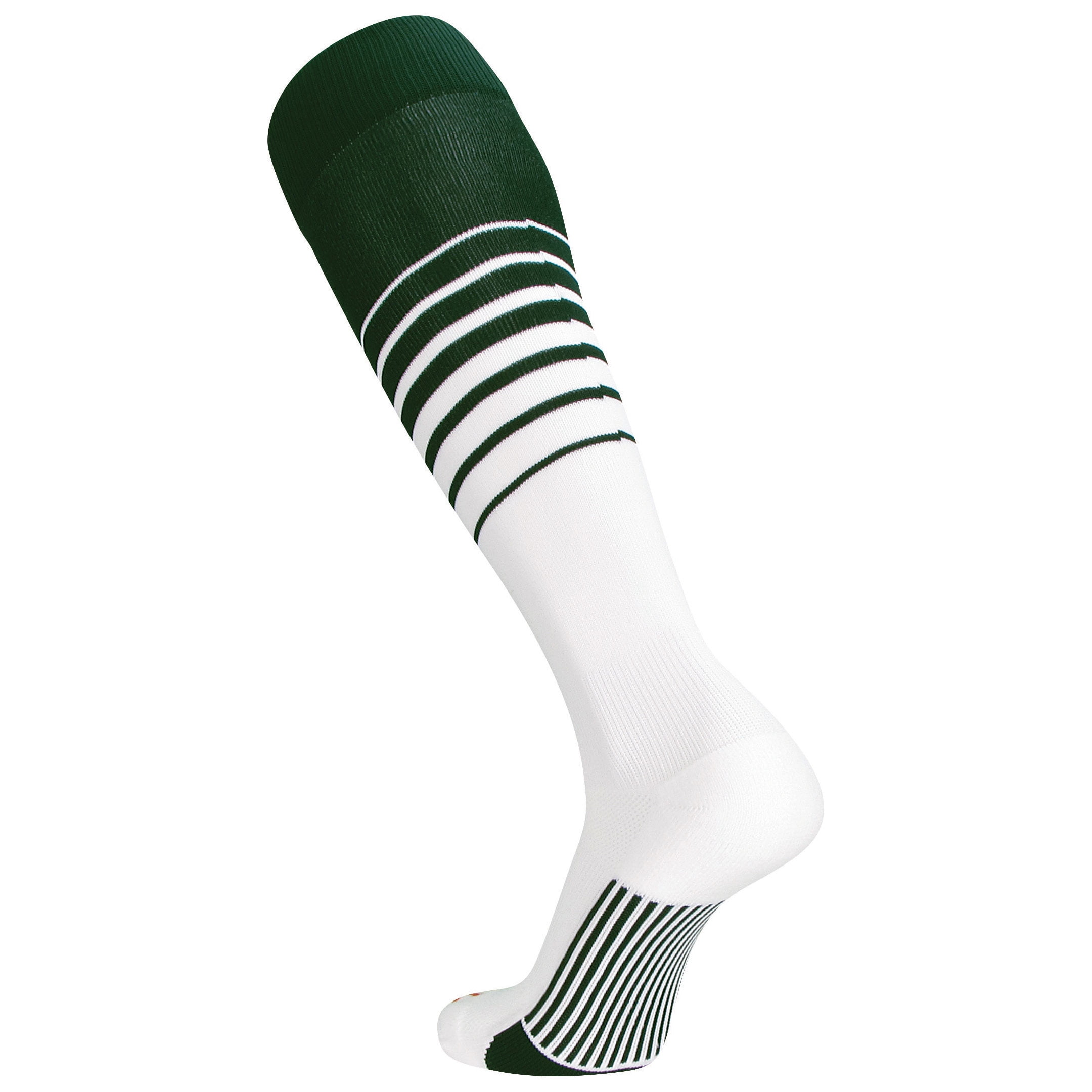 TCK Elite Breaker Fade Lines Knee High Soccer Socks (Dark Green, White ...