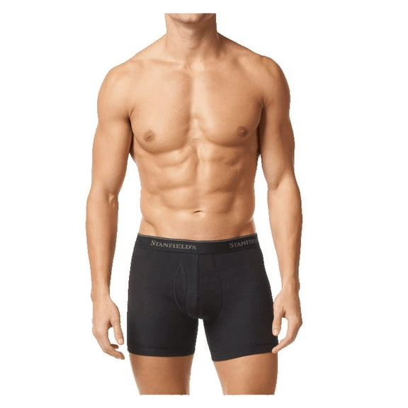 Stanfield's 2-Pack Adult Mens Premium Cotton Low Rise Boxer Briefs, Sizes S-XL