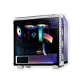 thumbnail image 7 of XPG BATTLECRUISER ATX Mid Tower Case | White | Magnetic front panel and dust filler | 4MM Tempered Glass PC Case | Preinstalled 4x 120mm ARGB Fans, 7 of 7