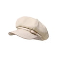 thumbnail image 5 of Corduroy Cabbie Cap, Retro Newsboy Hat, Casual Beret Headwear, Unisex Soft Texture Stylish Head Cap for Outing Leisure Street Wear Classic Simple Fashion Head Accessory,Khaki, 5 of 6