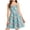 Green, variant on Girls Summer Dresses Boho Ruffled Spaghetti Strap Tiered Dresses Casual Midi Cami Sundress Blue Size 15