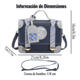 thumbnail image 2 of Bolsos Xtellar Mujer Bolso De Dama Bolsa Antirrobo Mujer Harry Potte Color Azul, 2 of 2