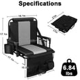 thumbnail image 3 of Grada plegable Stadium Seat Romswi, paquete de 2 unidades con soporte para la espalda, 3 of 8
