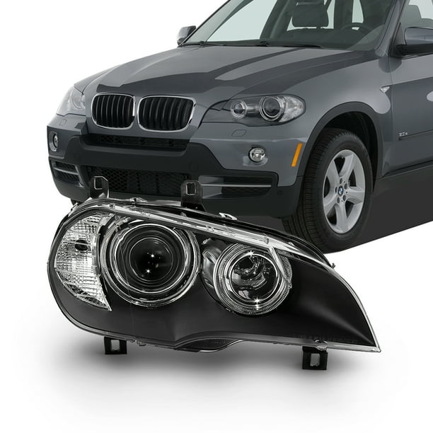[HID w/ AFS] Projector Black Headlight For 20072010 BMW E70 X5 Xenon