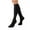 Black, variant on Women's Jobst SoSoft Knee Highs Socks - Firm Compression - Black - Lar