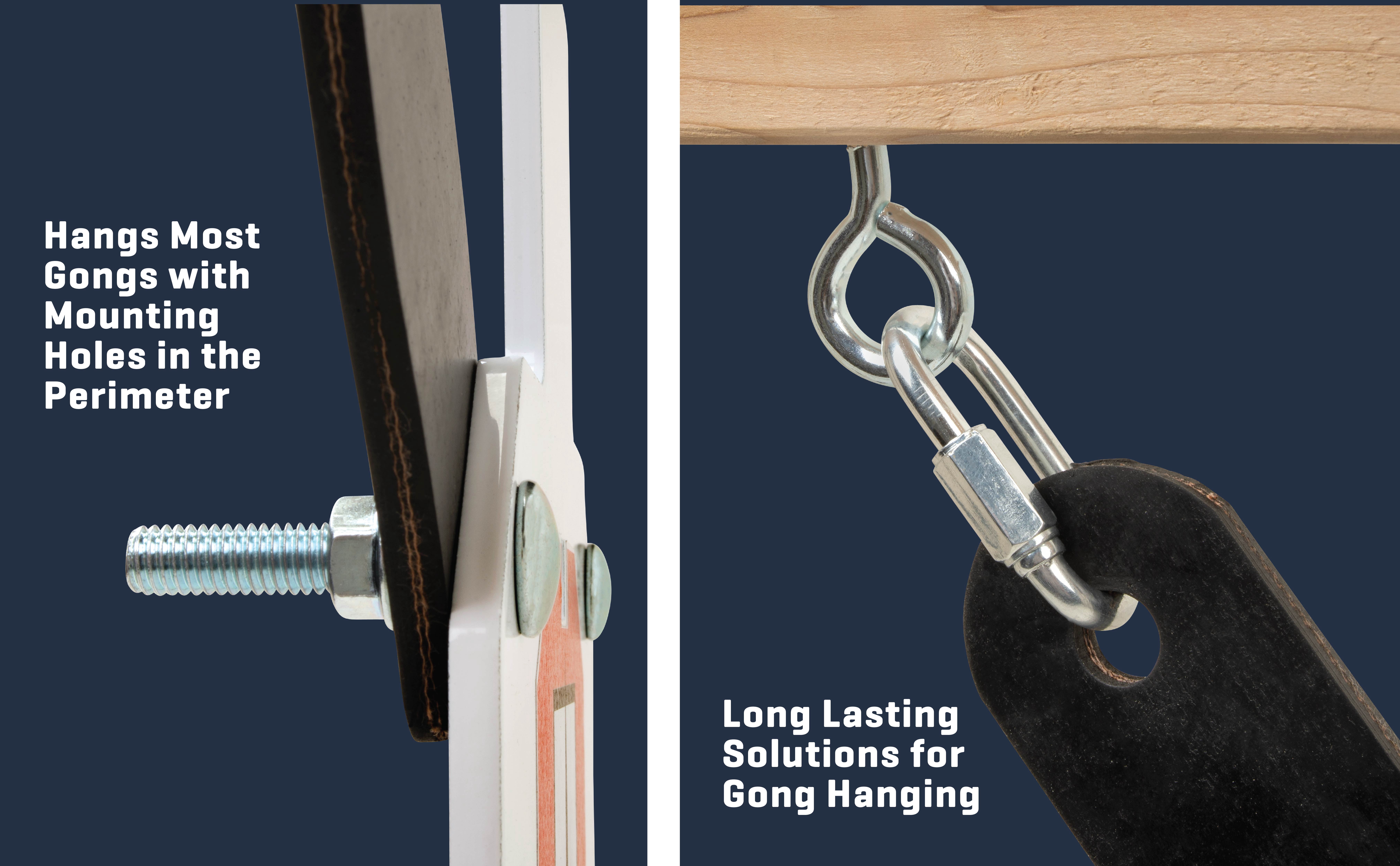 EZ Aim Gong Shooting Target Hanging Kit, Rubber Strap, 8"L, 1.4 lb, Black