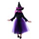 thumbnail image 4 of 2024 Disfraz de bruja para niñas, disfraz de Halloween, carnaval, fiesta, disfraz de bruja infantil, conjunto de ropa, bolsa, sombrero, 4 of 5