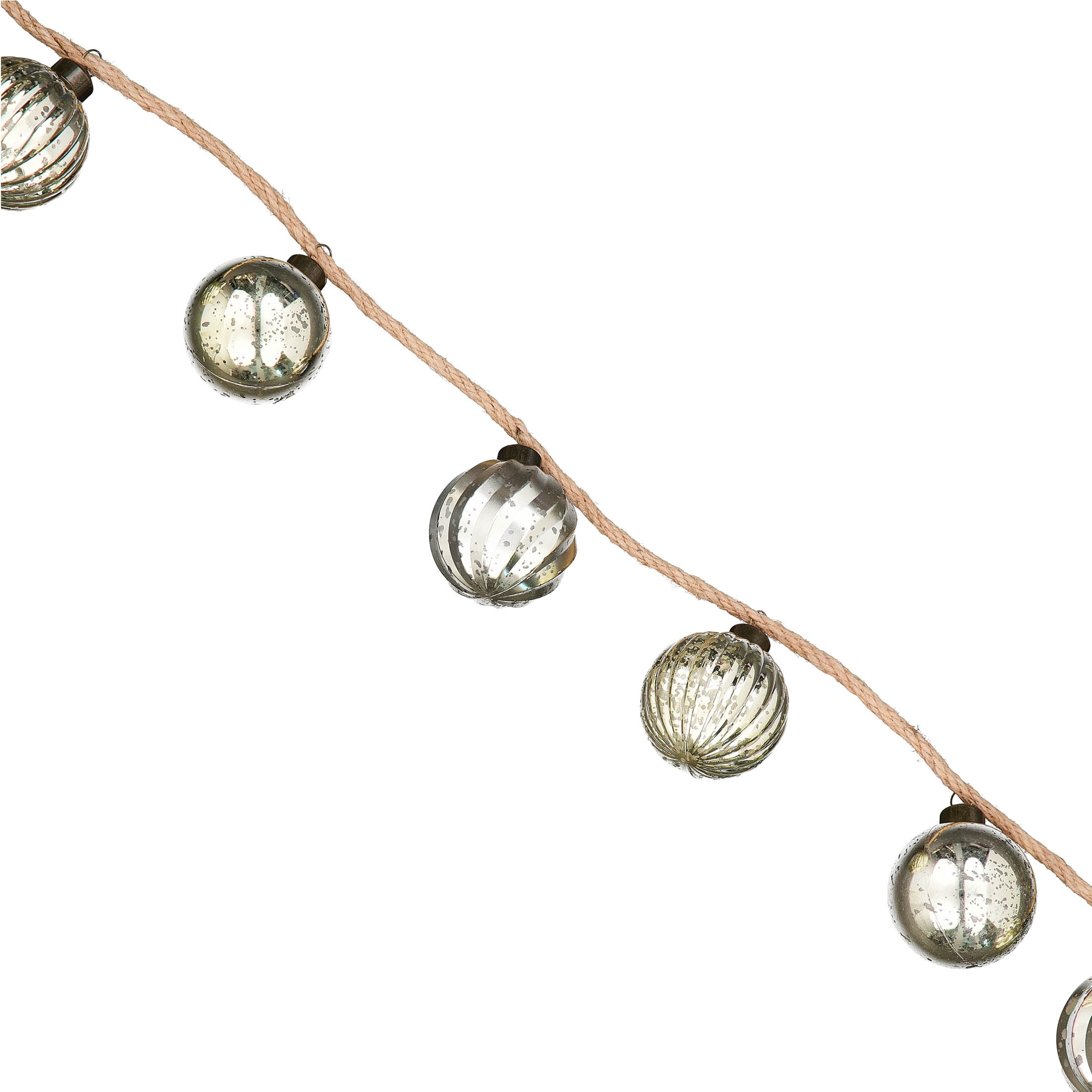 My Texas House Shatterproof Ornament Christmas Garland, Gold, 6'