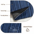 thumbnail image 6 of Round Rug 4Ft Washable Non-Slip, Dark Blue Circle Area Rugs for Living Room Bedroom, Retro Farmhouse Plants Wall Lines Texture Indoor Floor Mats Carpet Runner for Home Decor Aesthetic, 6 of 8