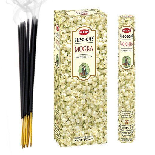 HEM Precious Mogra Incense Sticks - 120 Sticks