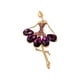 thumbnail image 1 of Pin de Broche Zulema Imitación Dorado Ballet con Piedras Preciosas, 1 of 7