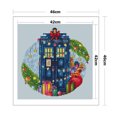 thumbnail image 2 of 14CT DIY Four Seasons Counted Cross Stitch Set Art Kit de bordado hecho a mano, 2 of 9