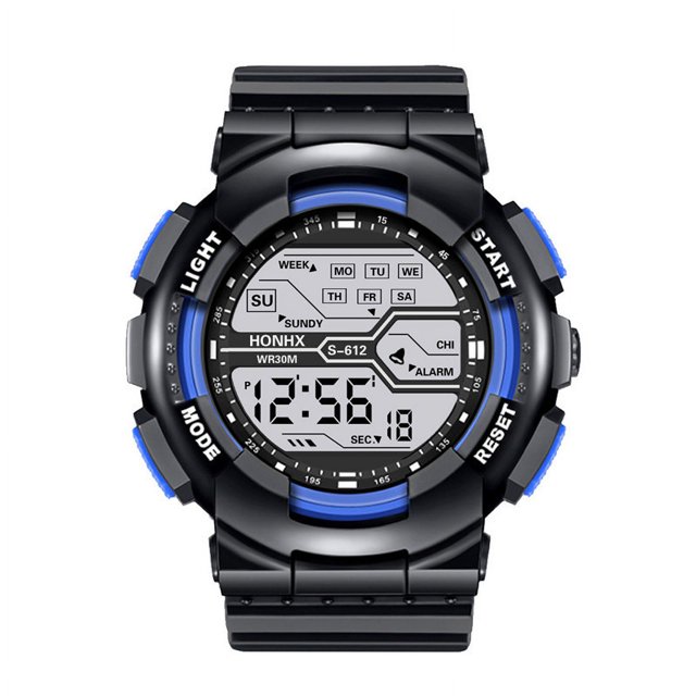 Reloj Spaceman Square para adolescentes, niños y niñas, estudiantes de secundaria, cronógrafo resistente al agua, electrónica para niños