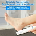thumbnail image 5 of SNNROO Pedicure Kit, Spin Foot Callus Remover, Electric Feet Callus Removers Rechargeable Pedi Feet Care Perfect for Dead,Hard Cracked Dry Skin(Blue), 5 of 7