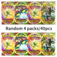 thumbnail image 5 of Cartas de Pokémon de 40/80 piezas al azar, caja de baraja de Pikachu, juegos de fiesta en inglés, juego de cartas de Matchmaking de mesa, álbum de tarjetas de Pokémon, juguetes para niños, 5 of 5