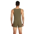 thumbnail image 5 of CHUOU Men's Bodysuit Sliding Fitness Shapewear Movement Supporter Wrestling Sweat Leotard, 5 of 5