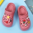 thumbnail image 6 of CERYTHRINA Womens Platform Clogs 2 in High Heels Mules Gardener Platform with Casual Clogs Red 39, 6 of 9