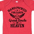 thumbnail image 3 of Inktastic Handpicked for Earth by My Great Uncle in Heaven Boys or Girls Baby Bodysuit, 3 of 4