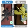 thumbnail image 3 of Cerradura de viaje para mayor seguridad, cerradura de puerta portátil, cerradura de viaje fácil de usar para mayor seguridad, cerradura resistente, protección de privacidad, se adapta a la mayoría de, 3 of 8